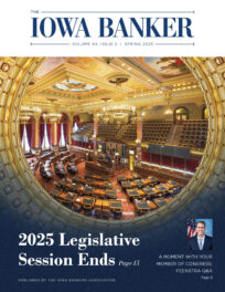 The Iowa Banker Spring 2025 Cover