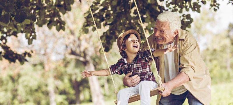 Grandparent with Grandchild